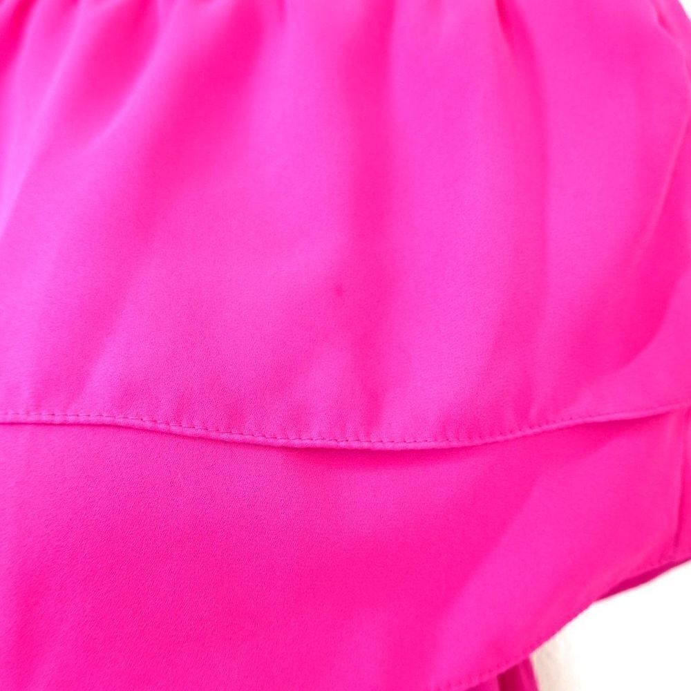 1. State Strapless Ruffled Tiered Dress Pink Size XL NWOT - Picture 8 of 15